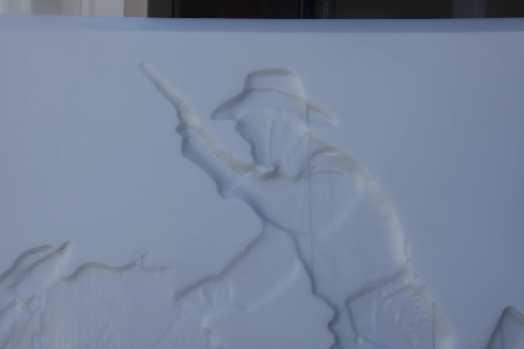 Fort Hood Cavalry Mural process and result