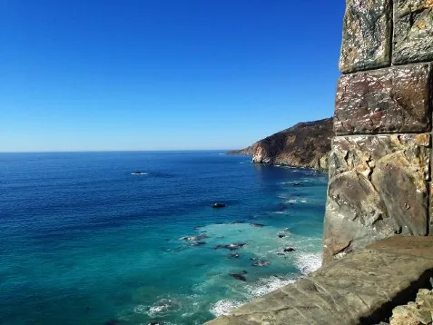 Pacific Coast Highway Rain Rock Shed process and result